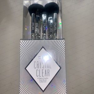 PUR crystal clear 5 piece brush set